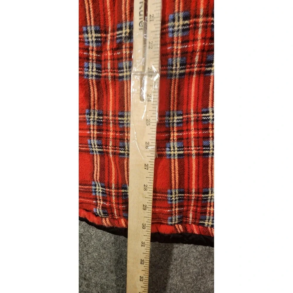 Vintage Northwest Blue Jacket Mens XL Red Plaid Quilted Flannel Lined Shacket‎
